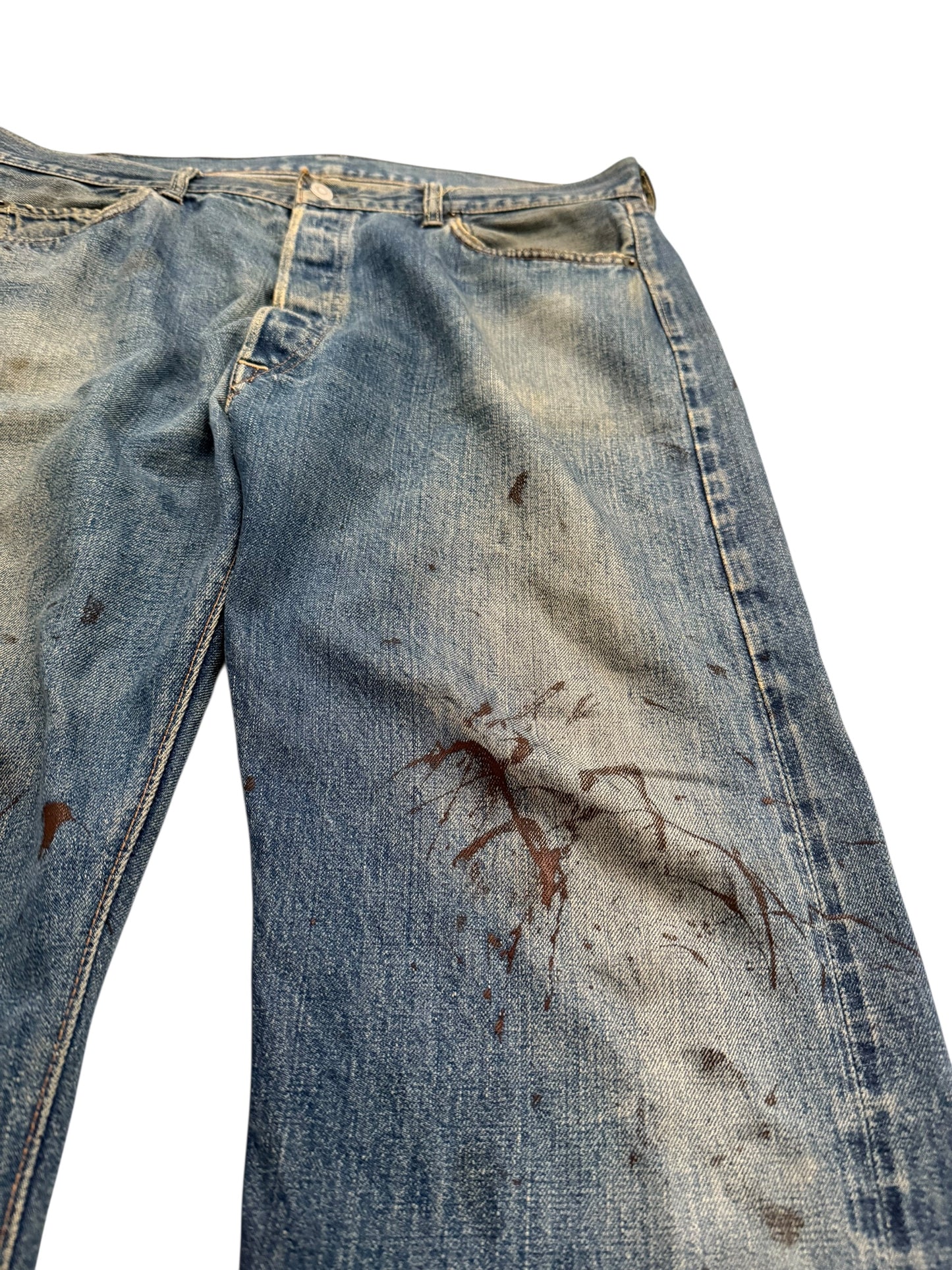 OG 1960’s Big E Selvedge Hidden Rivet 501 Denim