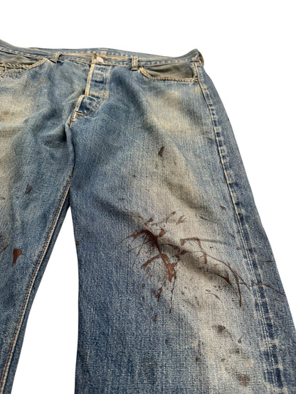 OG 1960’s Big E Selvedge Hidden Rivet 501 Denim