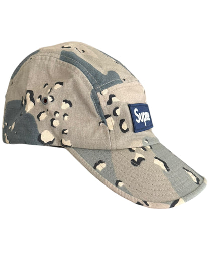 Blue Chocolate Camo Camp Cap