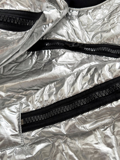 Metallic Backzip Bomber