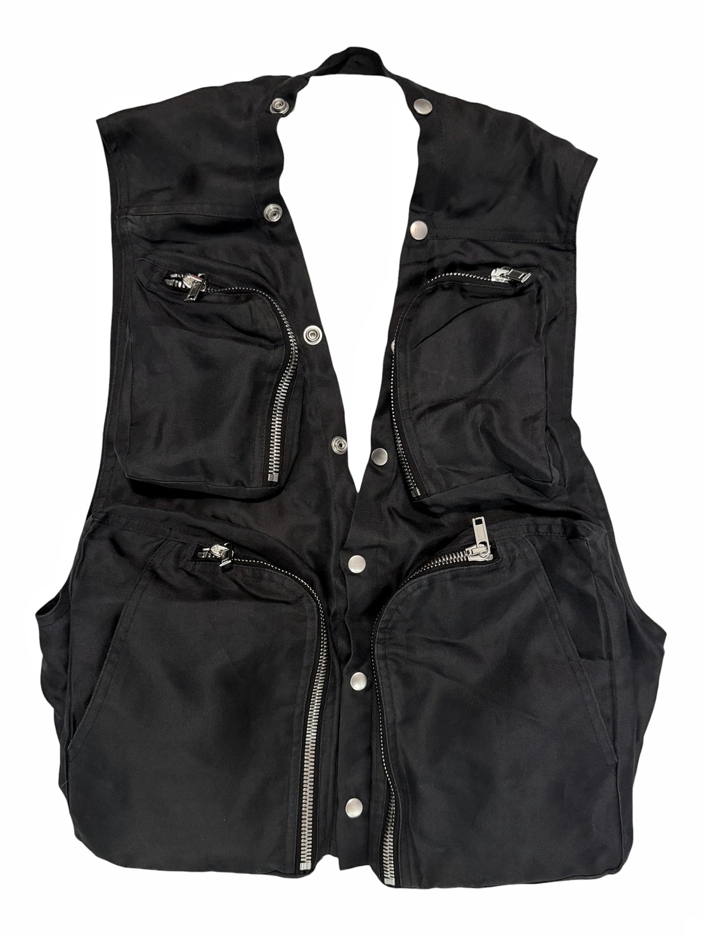 SS26 Hollywood Cargo Zip Vest