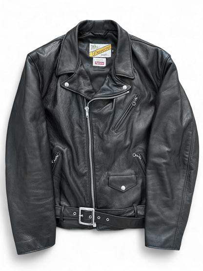 x Schott THE CROW Painting Perfecto Leather Jacket