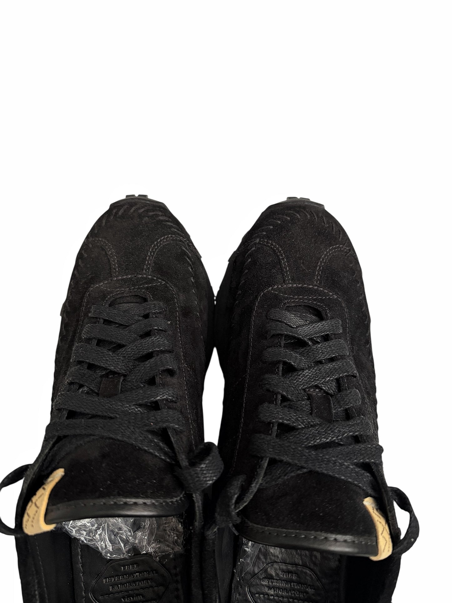 Walpi Suede Black Fringe Runner Sneaker