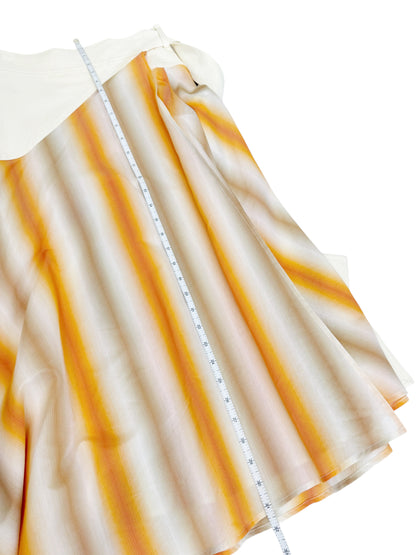 Gradient Sunrise Wrap Skirt