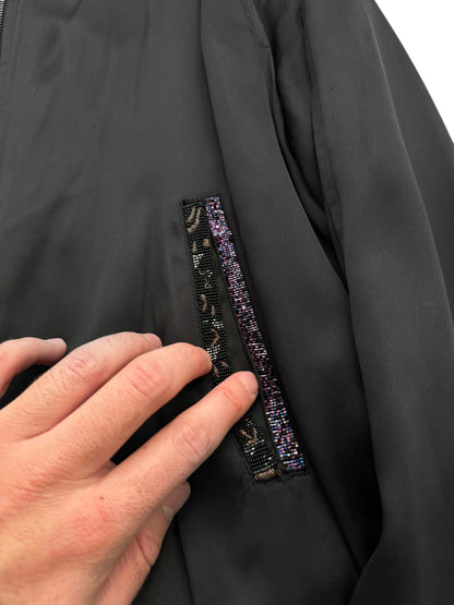 2018 Beaded Logo Satin Teddy Varsity