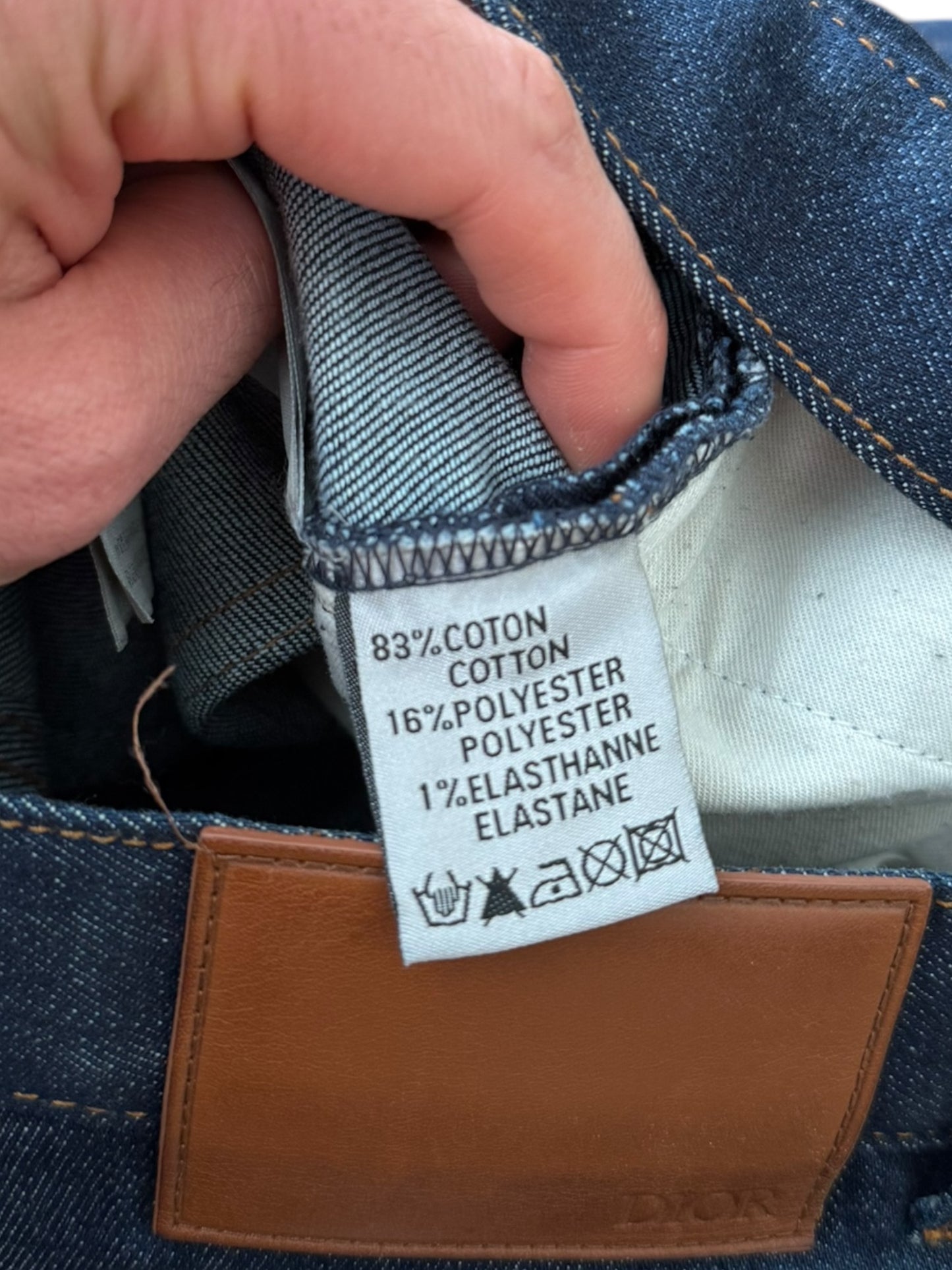 Trotter Monogram Cuff Denim