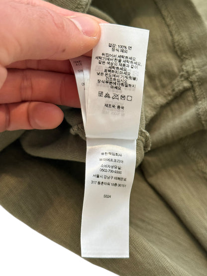 Olive Old English Cut Sew Shirt