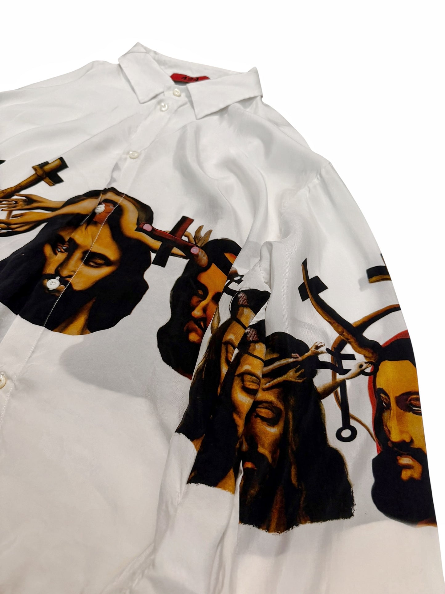 Portrait of Christ Jesus Silky Shirt