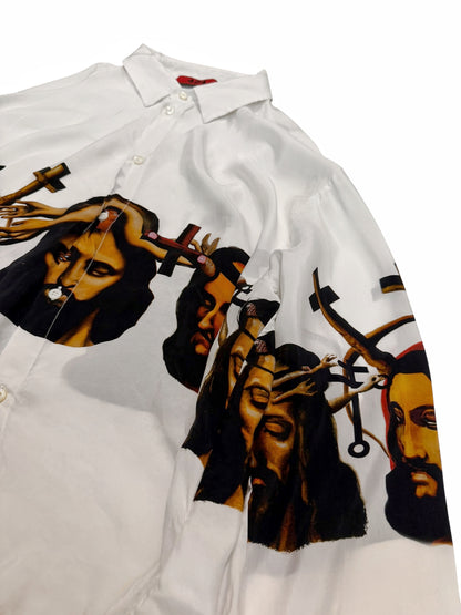 Portrait of Christ Jesus Silky Shirt