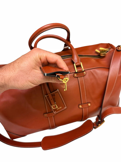Veg Tanned Italian Leather Duffle Bag