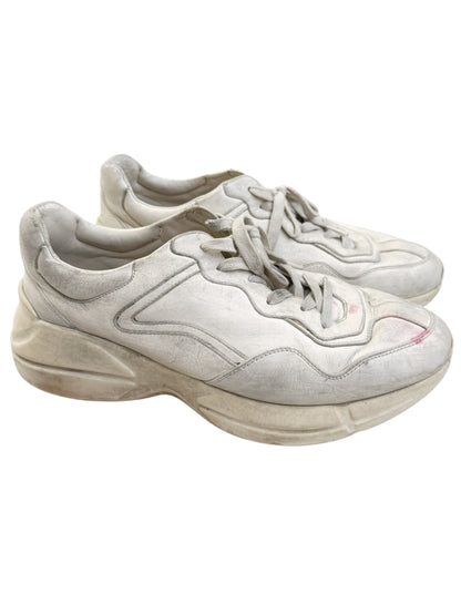 Distressed Leather Rhyton Sneaker