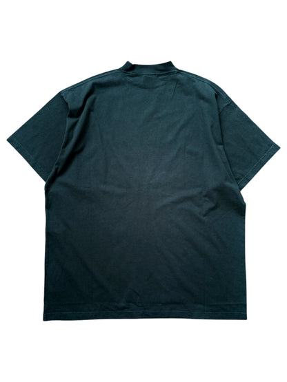 Green Adidas Embroidered Logo Oversized Shirt