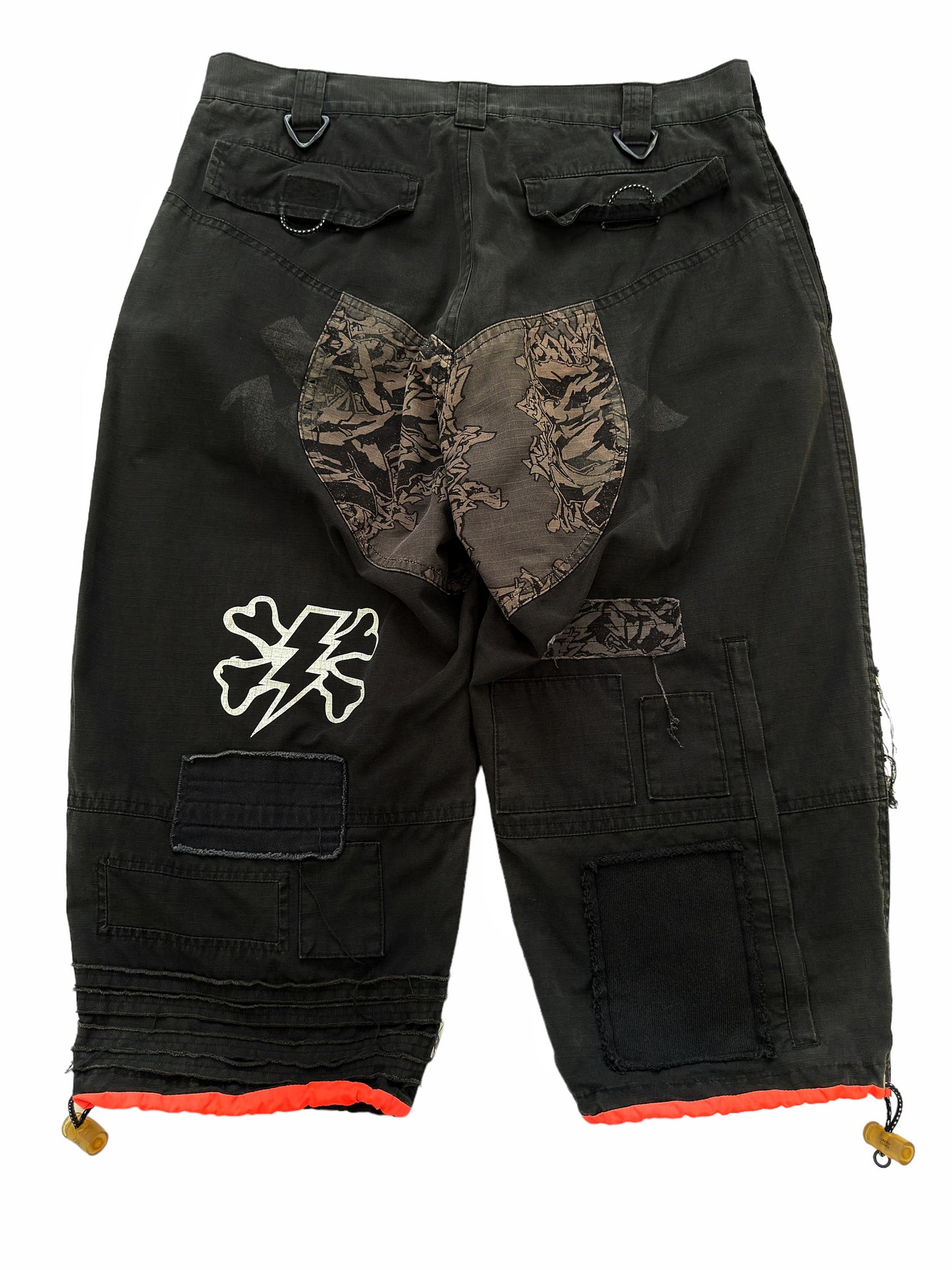 2001 Chaotic Discord “Scab” Patched Shorts