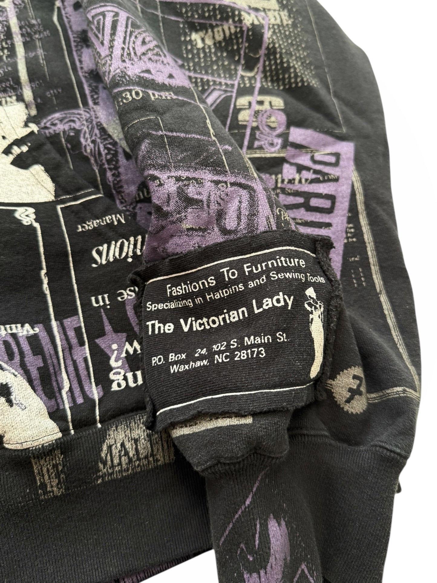 Collage Patchwork Zip Hoodie