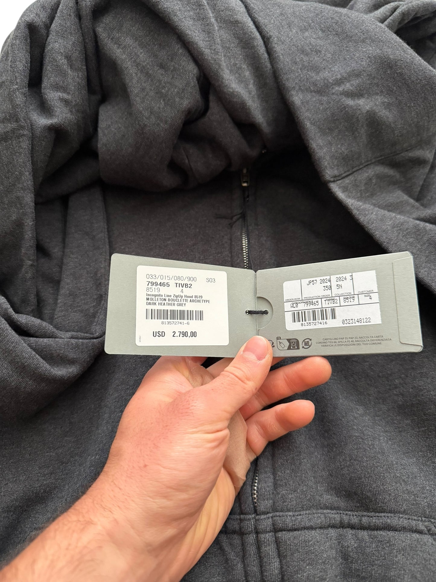 Incognito Layer Zip Hoodie
