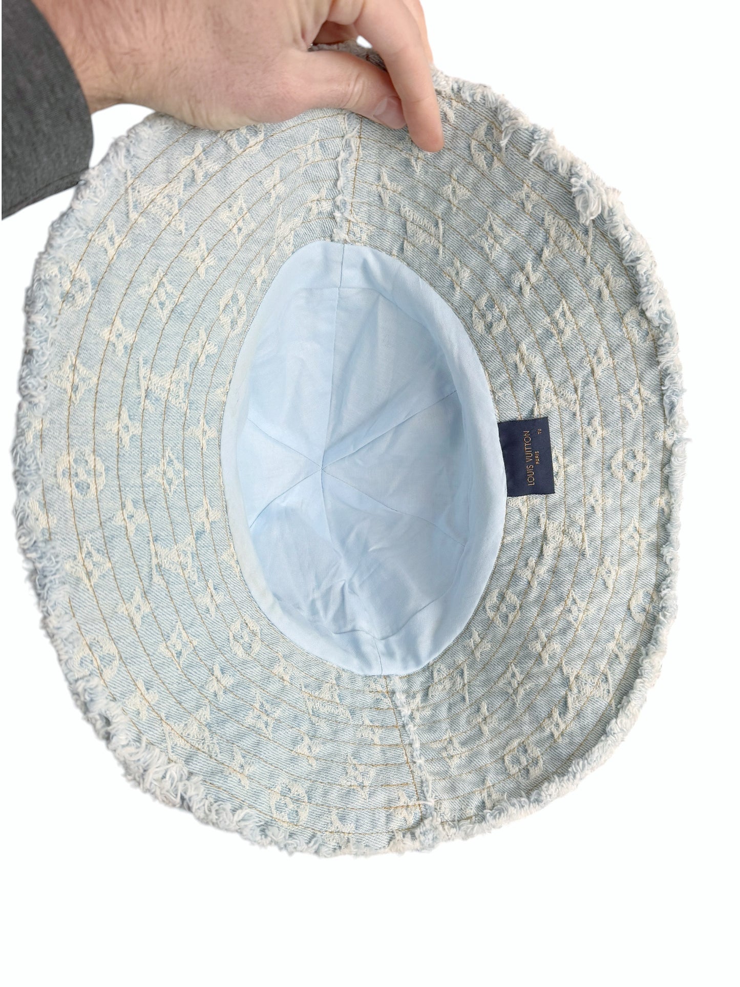 1/1 Crystal Rain Monogram Denim