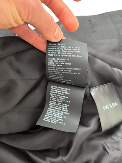 2018 Cropped Gabardine Coat Jacket