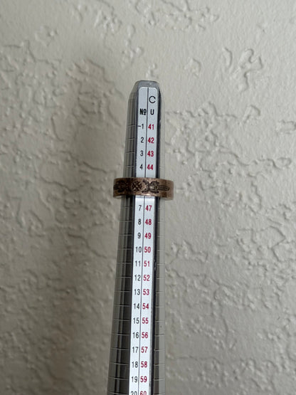 Dagger Crest Silver Ring