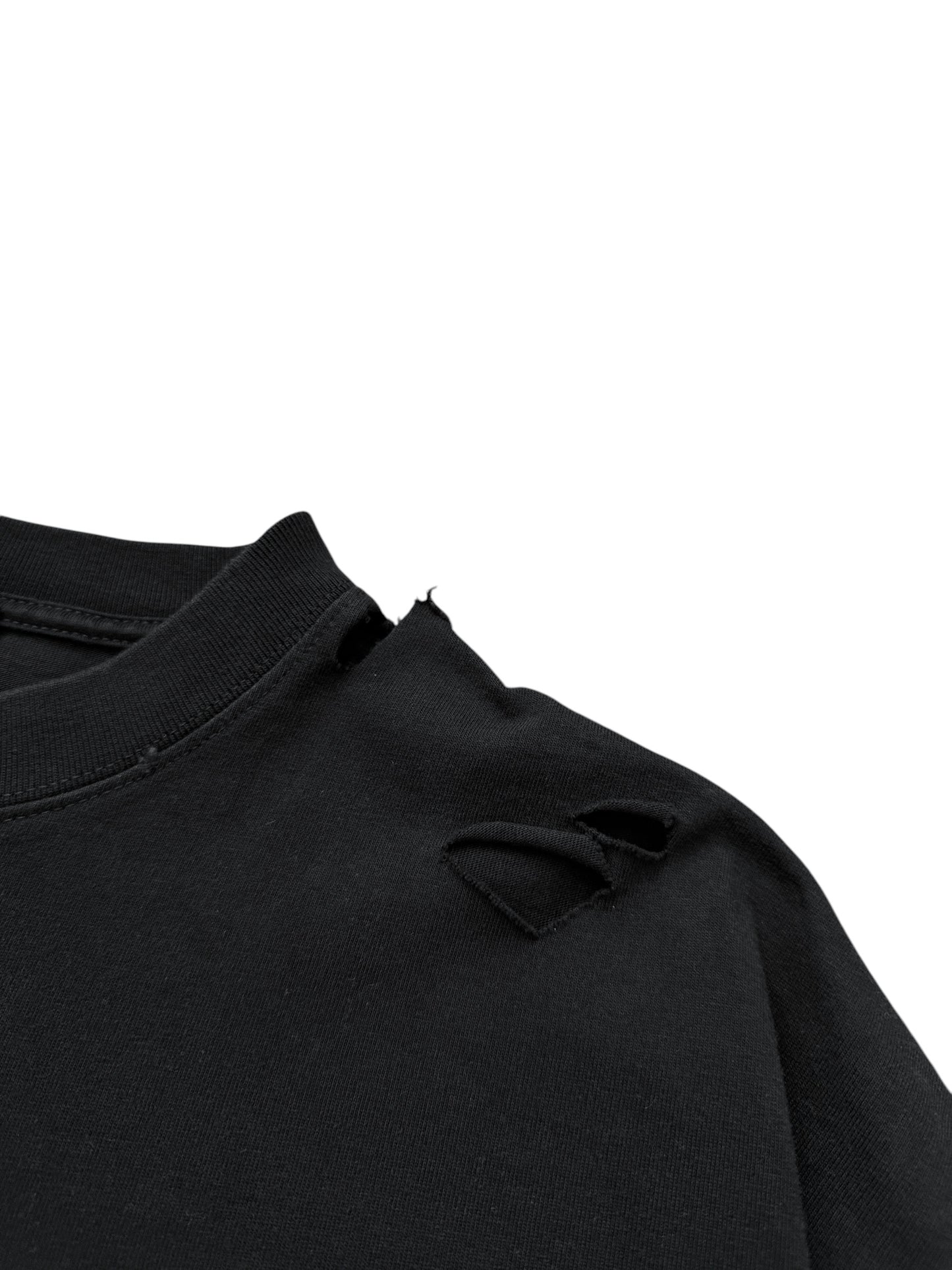 Distressed Thrashed Logo Shirt