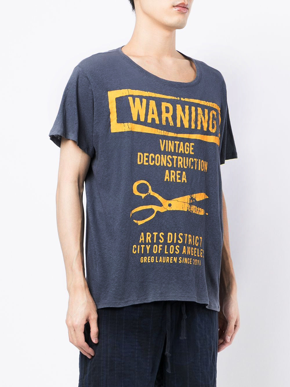 Warning Reconstruction “Vintage” Thin Shirt