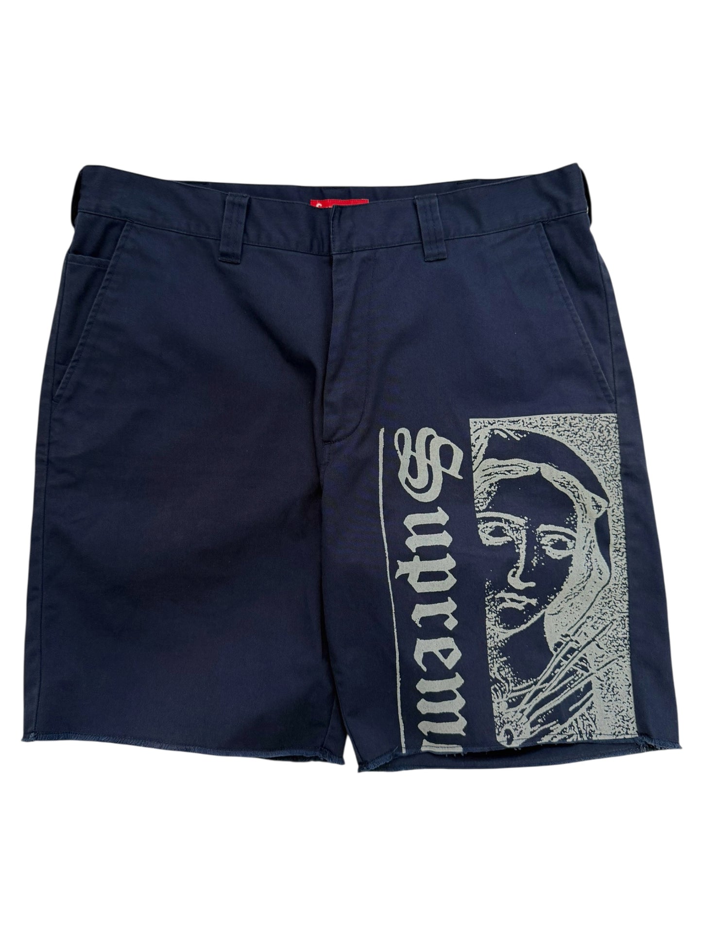 Virgin Mary Crop Work Short