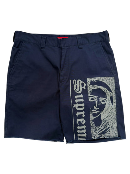 Virgin Mary Crop Work Short