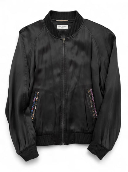 2018 Beaded Logo Satin Teddy Varsity