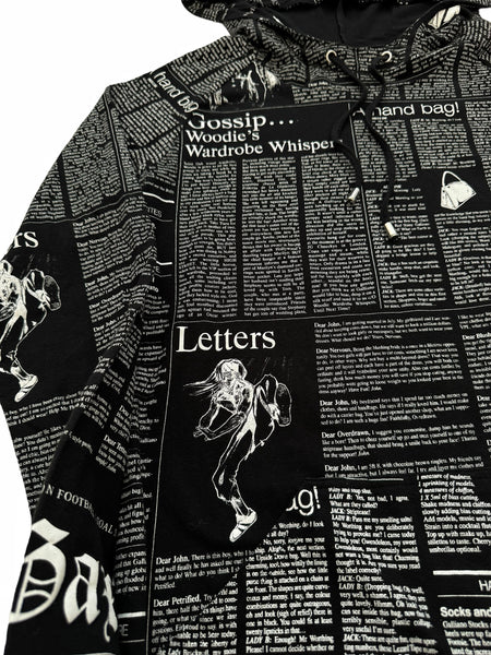 FW2000 Gazette Newspaper Graphics Hoodie