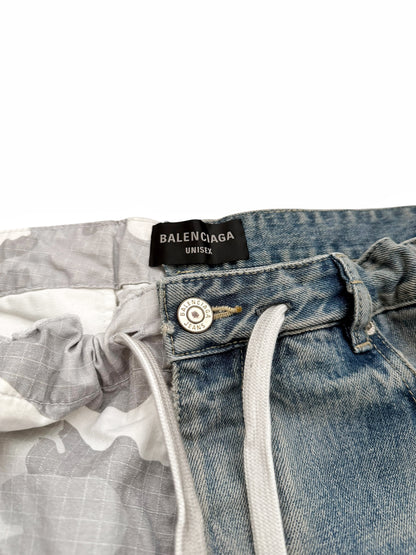 2024 Split Camo Denim Cargo 50/50