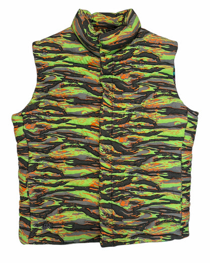 Quilted Embroidered Camo Vest