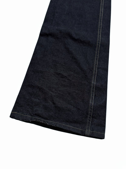 2002 Supercalifragilisticexpialidocious Lace Denim Flare Pants