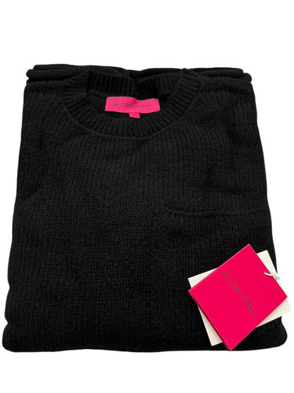Cashmere Black Nimbus Pocket Crewneck Sweater