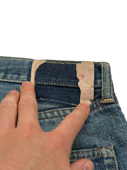 OG 1960’s Big E Selvedge Hidden Rivet 501 Denim
