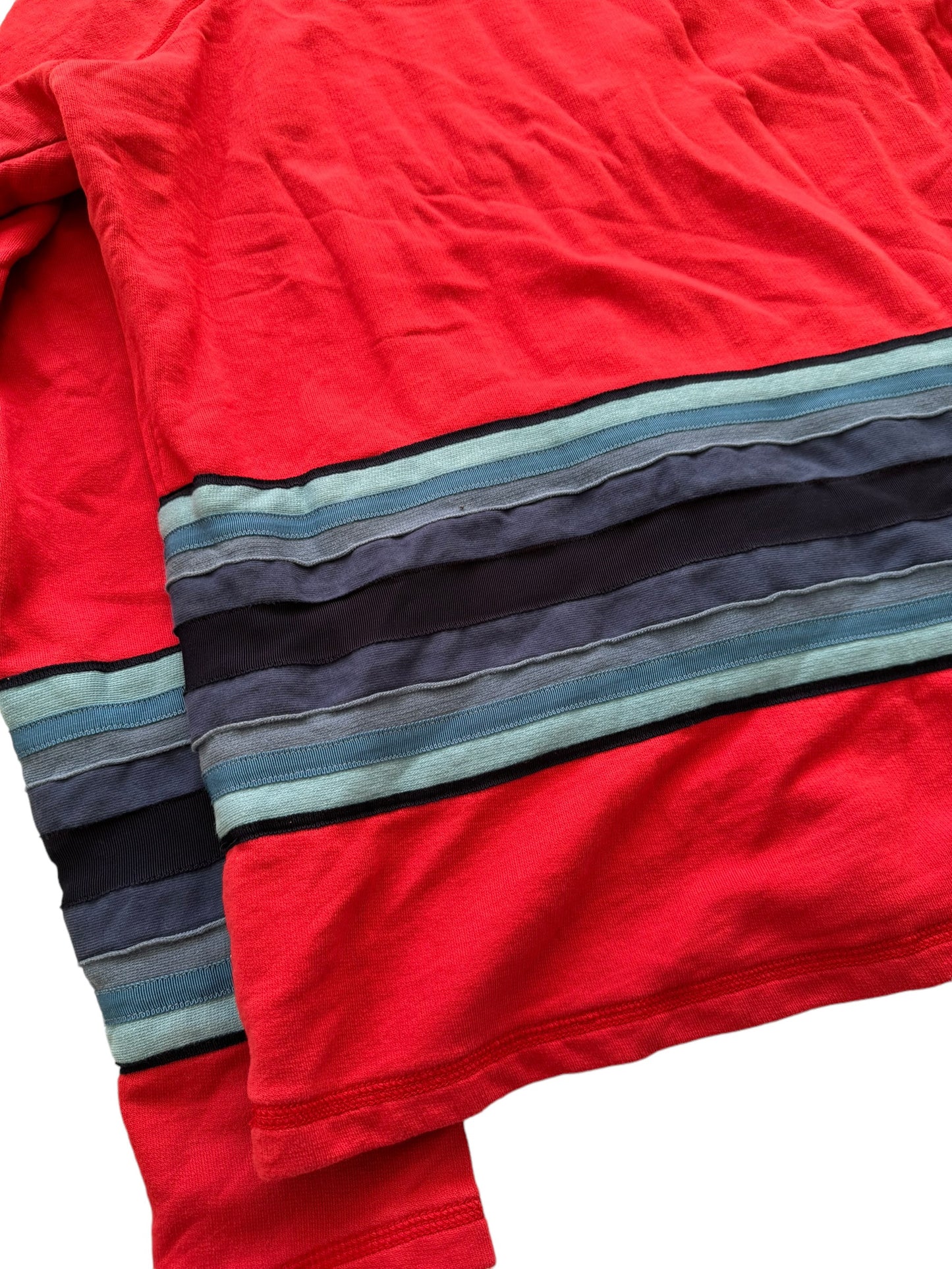 Sample Sunset Mixed Stripe Hoodie