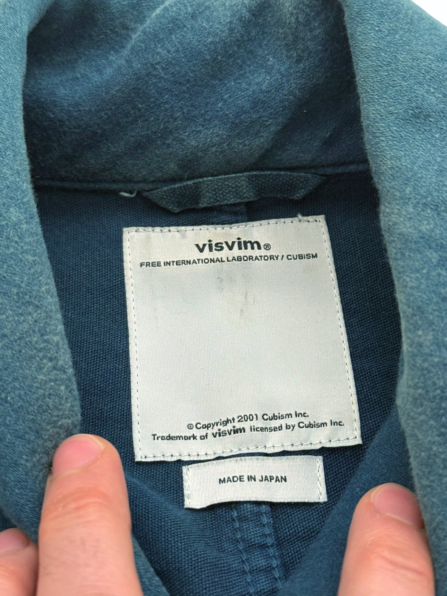 2014 Artifact Coverall Indigo Moleskin DMGD