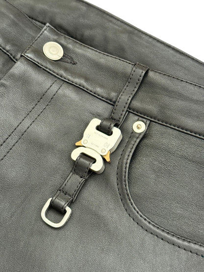Lambskin Belt Loop Pants