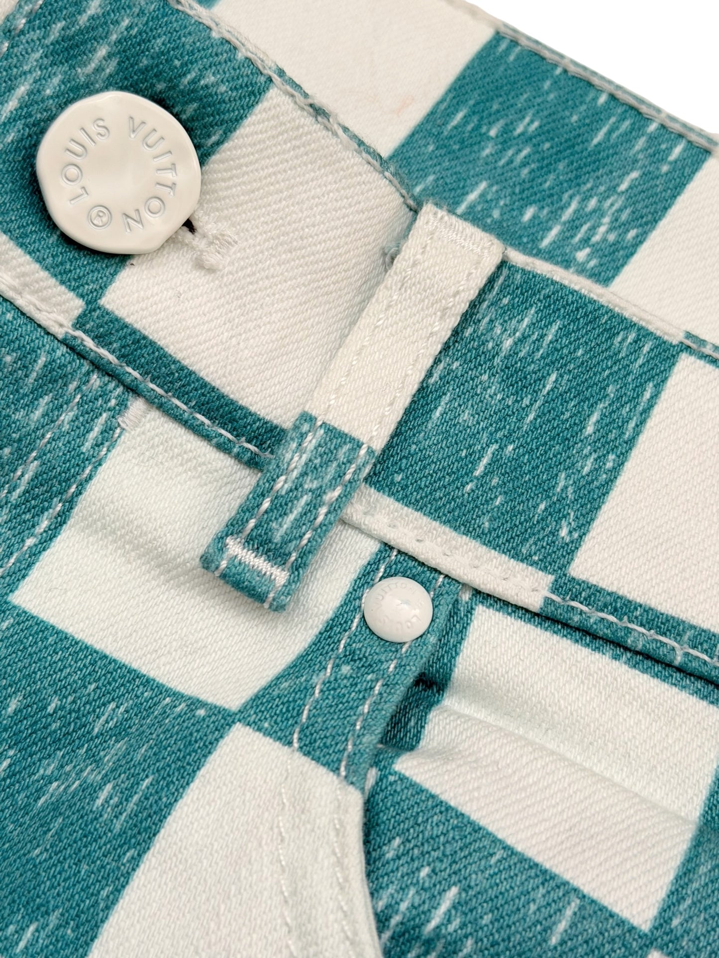 Scribble Damier Checkerboard Pant