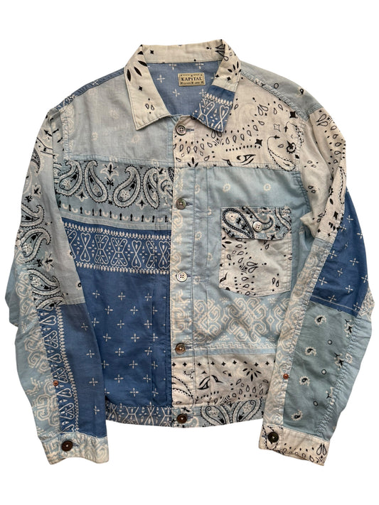 Ice Blue Kerchief Bandana Shirt