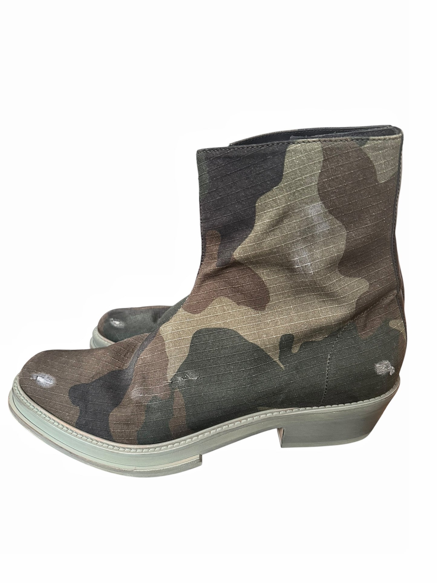 Distressed Camo Ripstop West Coast Chelsea Boot