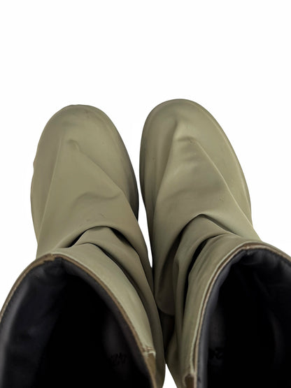 Military Nylon Green Marathon Boots