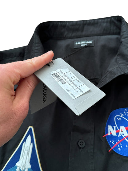 NASA Heavy Shell Black Shirt