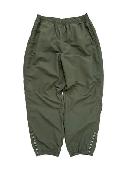 2023 Warmup Logo Zip Pants Olive