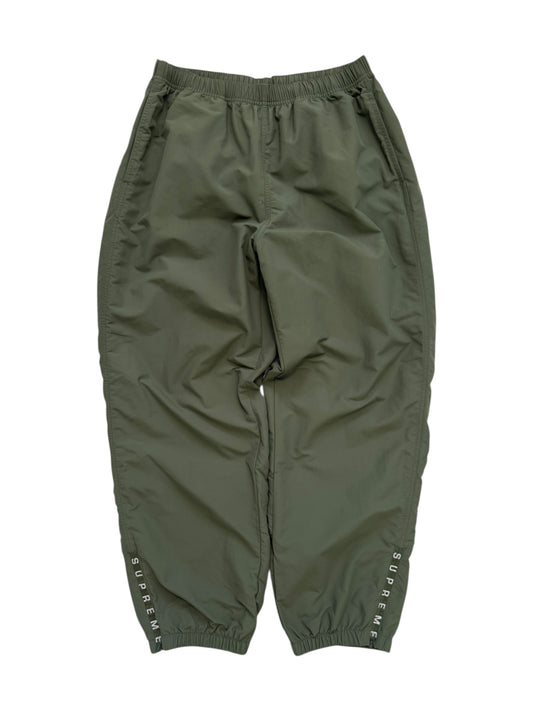 2023 Warmup Logo Zip Pants Olive