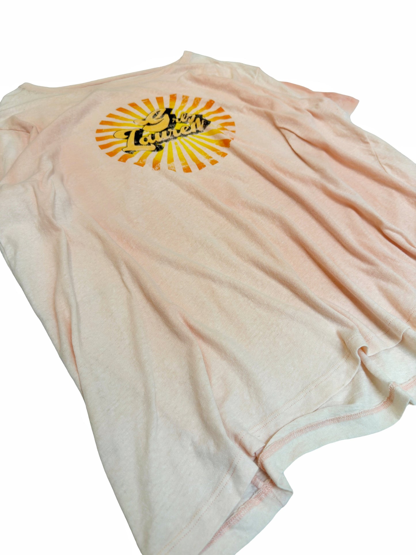 Sample Faded Sunset Pink Vintage Shirt