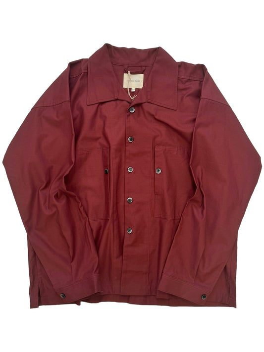 Maroon Two Pocket Oversized Shirt/Jacket