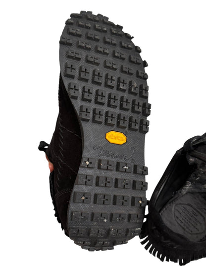 Walpi Suede Black Fringe Runner Sneaker