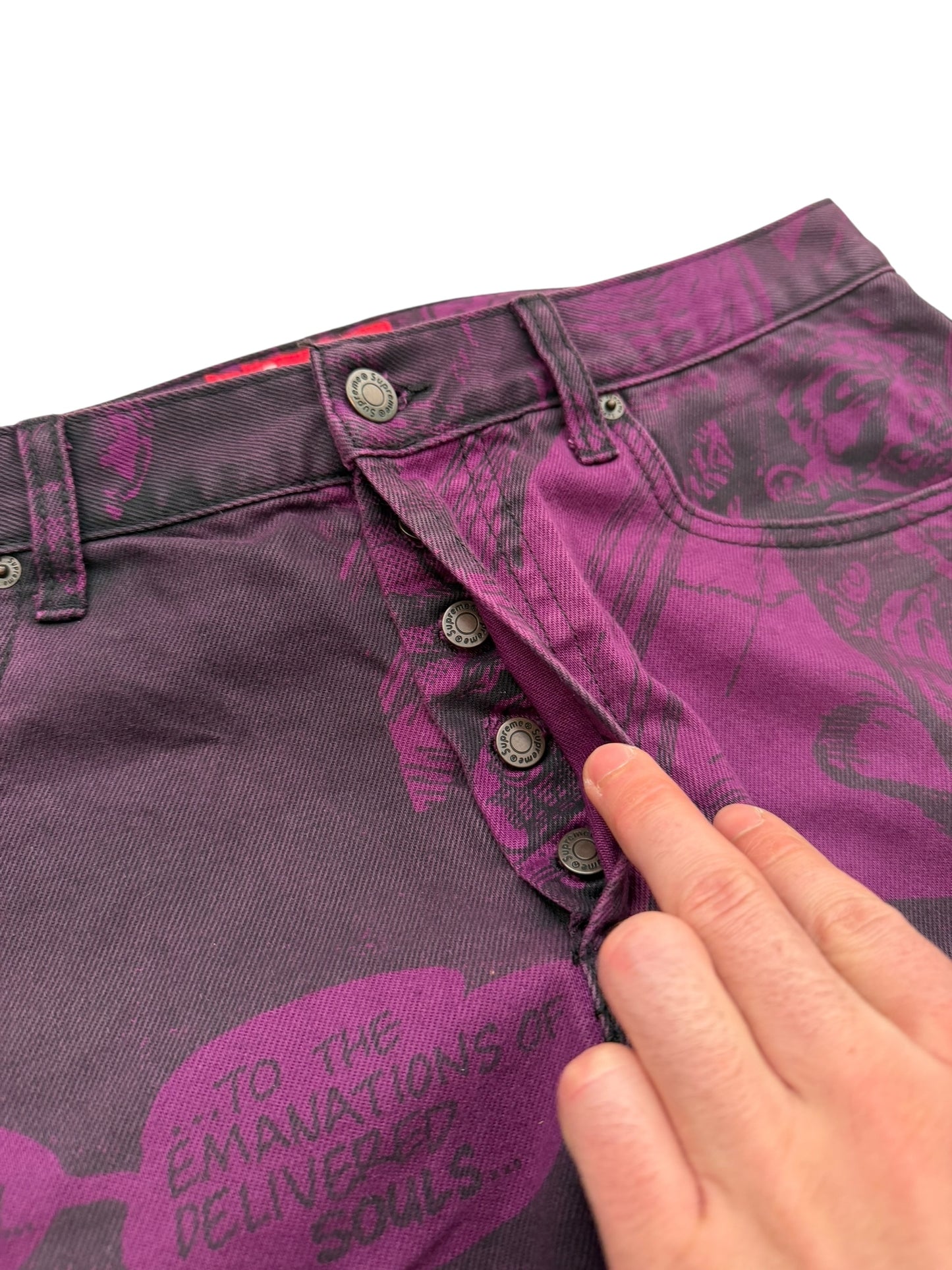 The Crow Comic Purple Denim