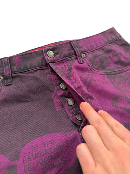 The Crow Comic Purple Denim