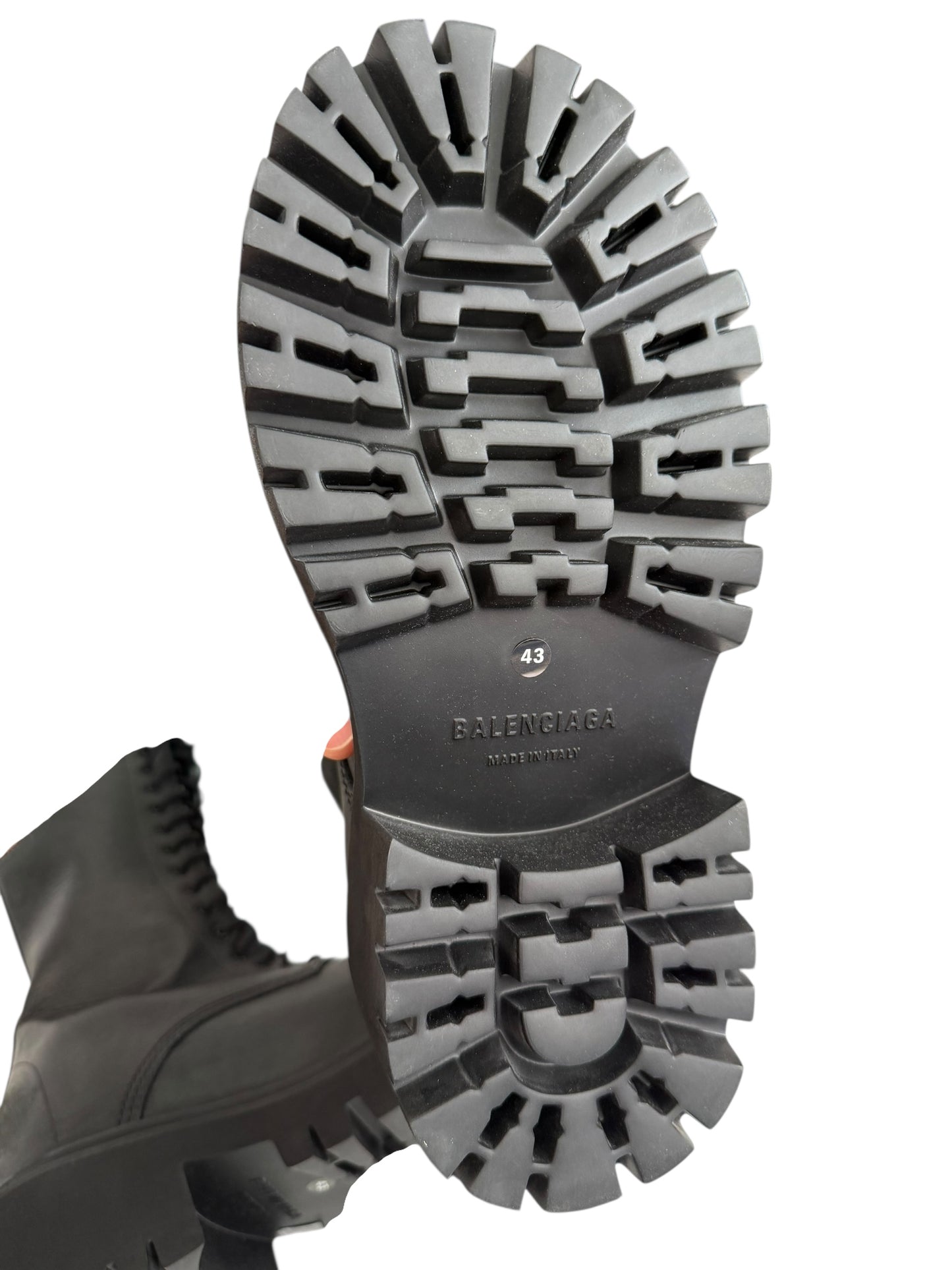 Runway Version High Stomper Leather Boot