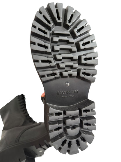 Runway Version High Stomper Leather Boot